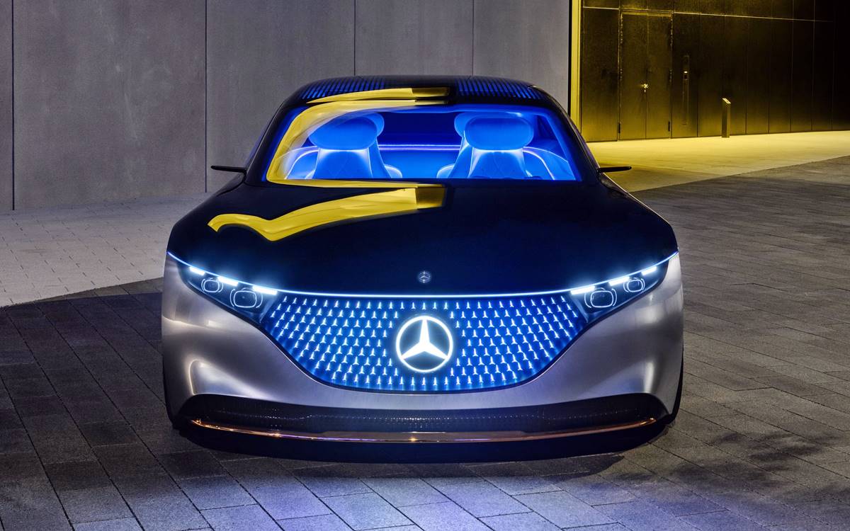 Mercedes-Benz VISION EQS: Un futuro luminoso