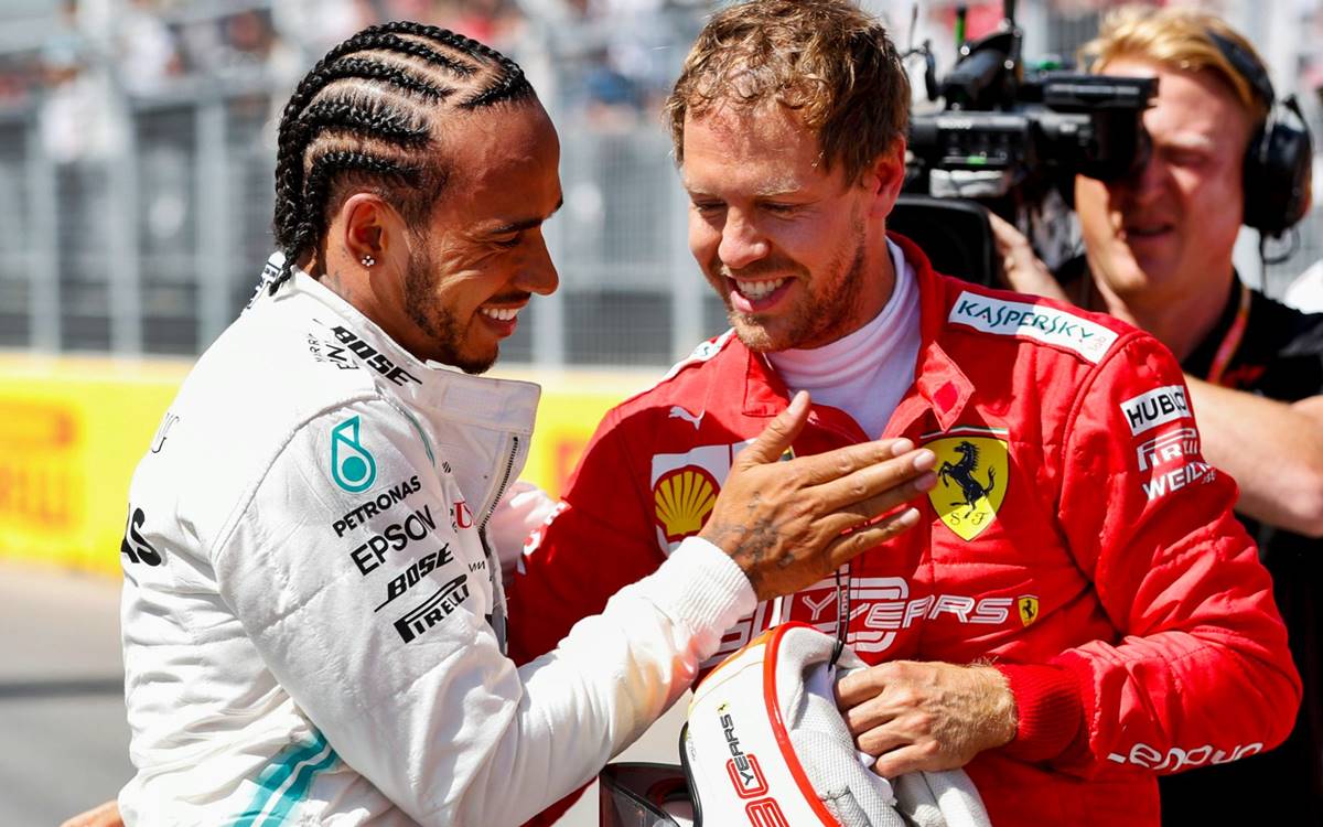 Lewis Hamilton y Sebastian Vettel