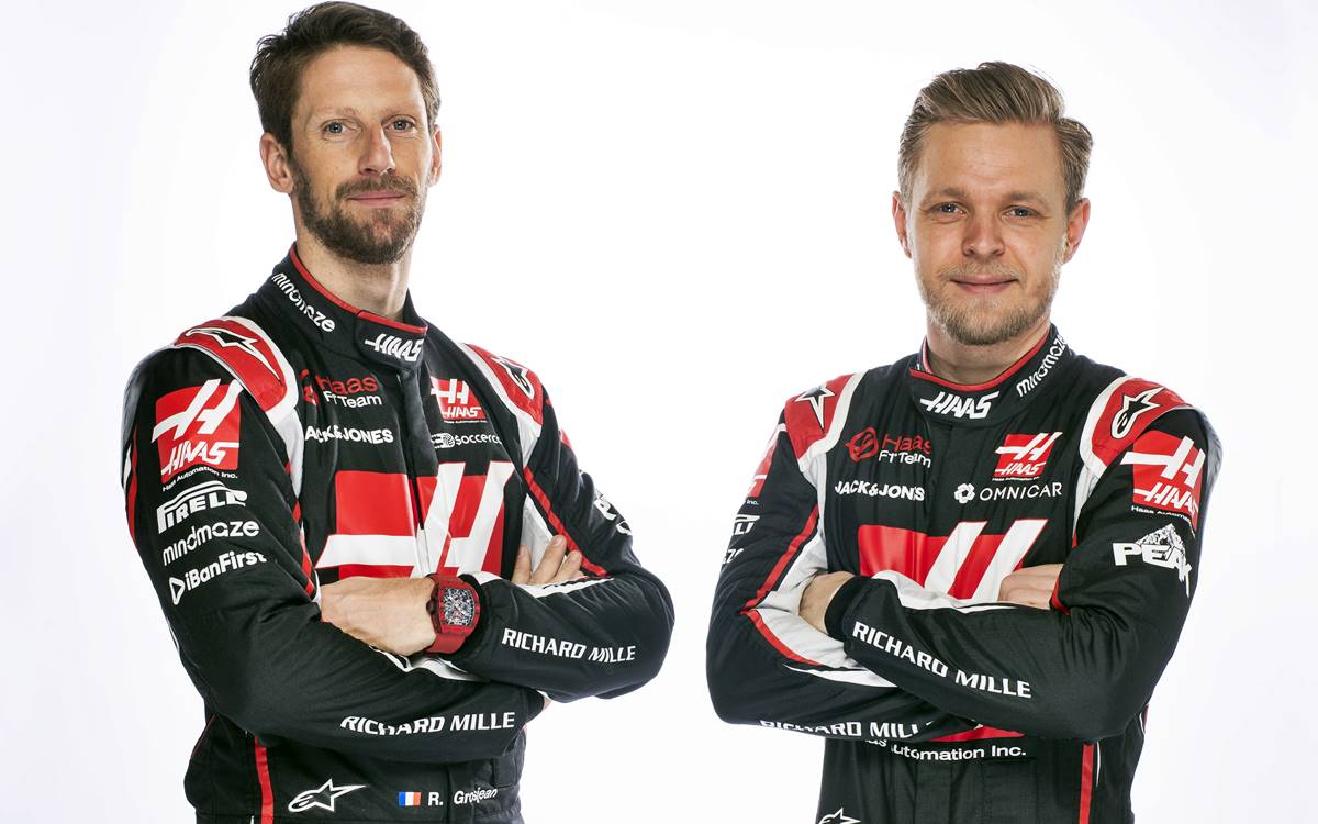 Romain Grosjean y Kevin Magnussen