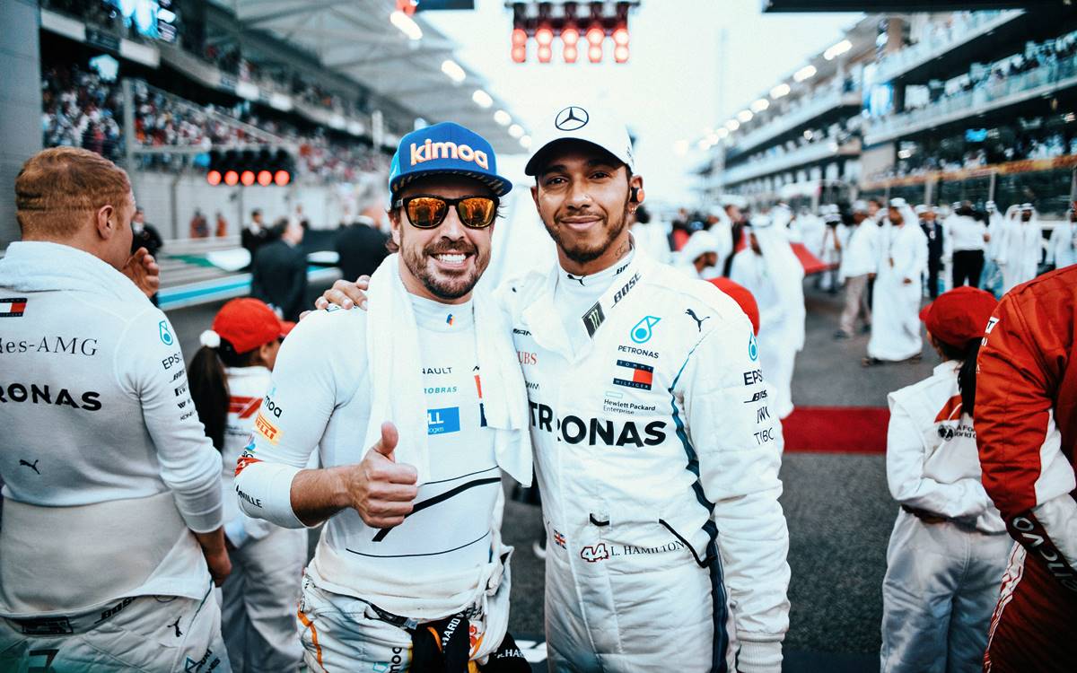 ernando Alonso y Lewis Hamilton
