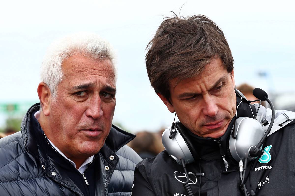 Toto Wolff y Lawrence Stroll