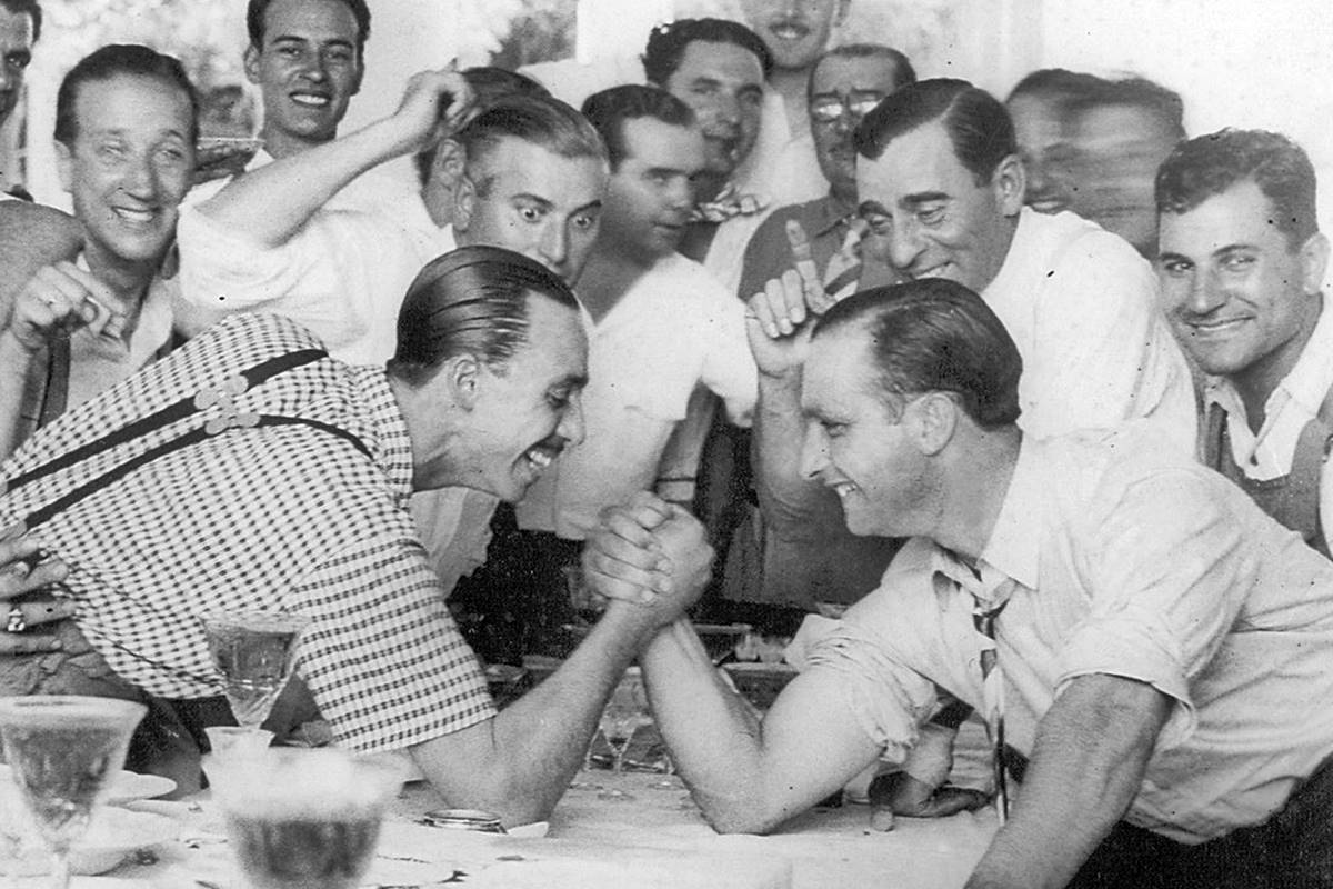 Oscar Gálvez y Juan Manuel Fangio 2