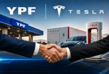 YPF alianza con tesla