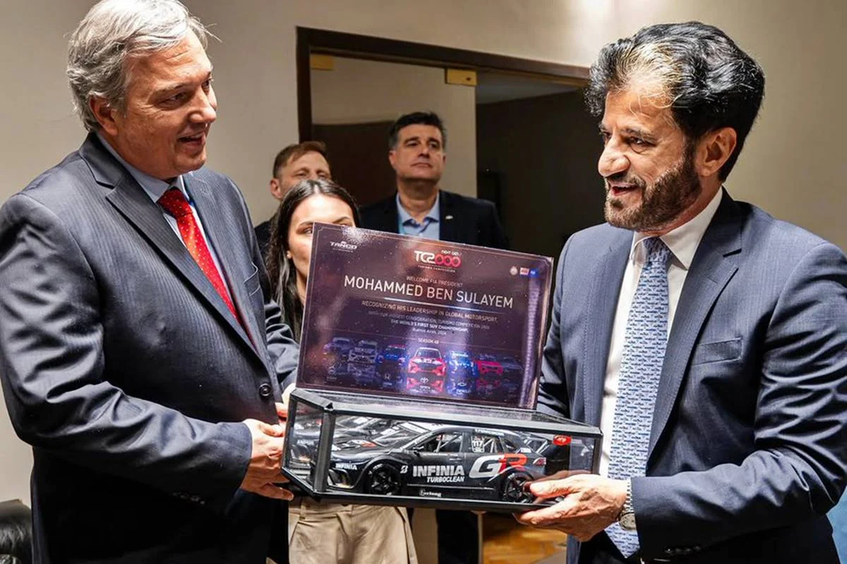 Alejandro Levy y Mohammed Ben Sulayem